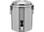 Contenitore Isolato, Capacità 14 Litri, Acciaio Inox Resistente, Argento