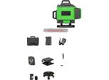 Livella Laser, 3 X 360 Linee Verdi, Funzione Di Autolivellamento, 16 Linee (Contenitore In Plastica)