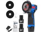 Smerigliatrice Angolare, Design Senza Fili, Motore Potente, Con 2 Batterie