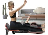 Barella Per Gambe, Acciaio Rinforzato, 108 Cm X 39 Cm X 20 Cm, Peso 12 Kg, Regolazione Angolare 0-180°, Rivestimento In Finto Cuoio