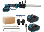 Motosega Elettrica, Asta Telescopica, Motore Brushless, 2 Batterie, Eu