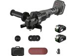 Smerigliatrice Angolare, Potente Motore Brushless, Design Ergonomico, Set Di 2 Batterie