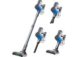 Aspirapolvere A Batteria, Forte Potenza Di Aspirazione, Design Leggero, Grigio, Ue