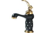 Rubinetto Per Lavabo, Monocomando, Da Incasso, Oro Nero