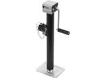 Cric Per Rimorchi - Carico Massimo 2,27 T - Alzata 38 Cm - Altezza Massima 94 Cm - Acciaio Q235/45# - Nero