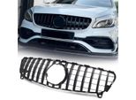 Griglia Paraurti Anteriore Da Corsa, Flusso D'aria Migliorato, Plastica Abs Resistente, Nero