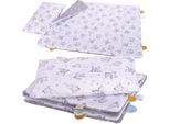 Set Di Biancheria Da Letto Per Bambini In Cotone Bobo 135X100 Cm, Isolato - Stelle E Gufi