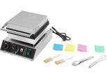 Ferro Per Waffel, Doppio Stampo, Temperatura Regolabile, Nero