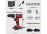 Trapano A Percussione A Batteria, Coppia 32Nm, Batteria Ricaricabile, Con 2 Batterie, Eu