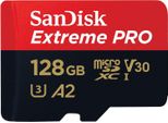Sandisk Extreme Per Microsdxc 128 Gb 170 Mb/S A2 C10 V30 UHS-I U3, Adattatore