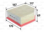 Valeo 585466 - Filtro Aria Oe 1444 Sw Per Berlingo, Partner (5, G)