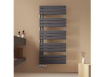 Scaldasalviette Emke Radiatore Da Bagno Radiatore A Pannello Collegamento Laterale Acqua Calda A Parete 1320 X 600 Mm Antracite Senza Elemento Riscaldante