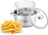 6.Friggitrice Da 6 Litri Friggitrice Per Fritture In Acciaio Inox