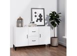 Maison Exclusive - Credenza Bianco Lucido 100X36X60 Cm Materiale Ligneo