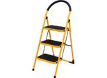 Scala Pieghevole A Due Gradini, Gradino Pieghevole, Scala Domestica 115X47,5X65Cm