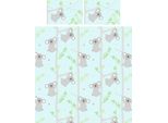 Rapport - Koala - Set Di Biancheria Da Letto AG1589 (Letto Singolo) (Blu/Grigio)