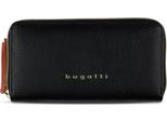 Bugatti Portafoglio Ella Ladies Zip Around Wallet Black Nero