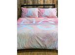 Playstation - Set Di Biancheria Da Letto, Marmorizzato AG1263 (Letto Matrimoniale) (Rosa/Blu/Bianco)