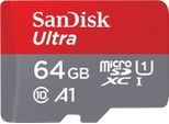 Scheda Di Memoria Sandisk Ultra Microsdhc A1 140Mb/S Classe 10 64GB, Senza Adattatore