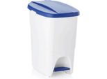Cestino A Pedale Con Coperchio Blu, 25 Litri