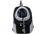 Borsa Per Cani, Zaino Per Cani, Borsa Da Viaggio Per Animali Domestici Regolabile E A Mani Libere Per Cani Di Piccola E Media Taglia, Gatti, Nero, S