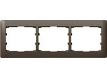Legrand Frame 3-F. Bronzo Scuro Orizzontale. (771203 Galea Db)