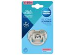 Canpol Babies Succhietto Simmetrico In Silicone, Luminoso, 6-18 M, Exotic - Sloth, Grigio