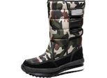 Stivali Da Neve Con Fodera, Fodera Calda, Stivali Da Neve Impermeabili, Scarpe Invernali Da Uomo, Verde, 45, Sintetico