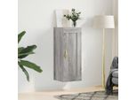 Best MöBel Armadio A Muro Grigio Sonoma 34,5X34X90 Cm Materiale Legno - Cassettiere Cloris New1811306 1Pacco