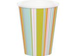 Creative Party - Tazza Monouso "Happi Jungle"" Confezione Da 8 - Cartone SG26864 (Taglia Unica) (Colorato)"