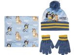 Bluey Bambini Winterset Snood Mü Tze Handschuhe