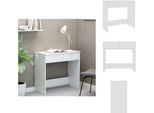 Vidaxl Scrivania Bianca 80×40×75 Cm In Legno - Scrivanie