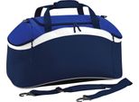 Bagbase - Borsa Da Viaggio "Teamwear"" BC5499 (Taglia Unica) (Blu Scuro/Blu Royal/Bianco)"