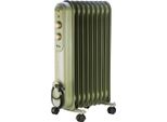Ardes Curvy 9 Retro Riscaldatore Elettrico A Olio Verde 2000W 3 Livelli Di Energia