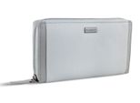 Bugatti Portafoglio Ladies Long Zip Wallet Light Grey Grigio Chiaro