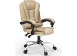 Sedia Ergonomica Per Ufficio - Sedia Da Scrivania Bigzzia Con Schienale Alto E Regolabile In Altezza - Sedia Girevole In Finto Cuoio - Sedia Reclinabile Per Ufficio - Casa