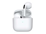 Akai Auricolari Wireless In-Ear Bluetooth 5.1 Bianchi Per Musica E Chiamate Ultra Slim