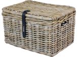 Basil V.R. Cestino "Dax"" In Rattan, Senza Accessori Misura L, Dimensioni (L X P X A): 36 X 48 X 30 Cm"