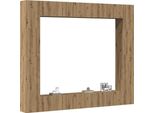 Maison Exclusive - Set Mobile Tv 8 Pz Montato A Parete Rovere In Legno Multistrato