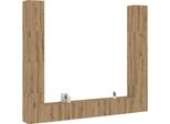 Maison Exclusive - Mobili Tv A Parete 6 Pz Rovere Artigianale Legno Multistrato