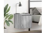 Maison Exclusive - Comodino Da Parete Grigio Sonoma 38X34X40 Cm