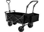 Succebuy Rimorchio Da Giardino Carrello Da Giardino Pieghevole 92,7 X 54,3 X 98,5 Cm Carrello Porta Attrezzi Nero Carrello A Mano Fino A 100 Kg Di Portata Carrello Da Trasporto