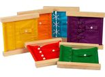 Cornici Per Bottoni E Chiusure In Legno Bigjigs - Giocattoli Montessori