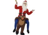 Smiffys - Costume Di Natale A Cavalluccio SM2848 (Taglia Unica) (Marrone)