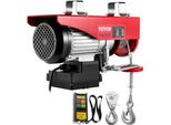 Paranco Elettrico Vevor, Argano Elettrico Da 1800 Libbre, Ascensore Elettrico Con Sistema Di Controllo Remoto Senza Fili, Gru Di Sollevamento Elettrica In Filo D'acciaio Zincato, Paranco Elettrico Con Cinghie E Interruttore Di Arresto Di Emergenza
