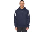 Henleys - Maglia Con Cappuccio "Hensleeve"" Da Uomo BG2031 (L) (Blu Navy)"