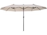 Ombrellone Fortuna Lai Ombrellone Da Giardino Ombrellone Da Mercato Ombrellone Doppio Ombrellone Da Terrazza Con Manovella Beige Ovale 455 X 270 X 240 Cm