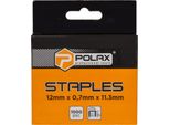 Punti Metallici Per Tappezzeria Tipo A/53 (1000 Pezzi) 12х0,7х11,3 Mm Polax