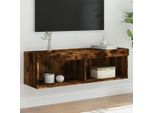 Best MöBel Mobile Tv Con Luci Led Rovere Fumé 100X30X30 Cm - Mobili Tv CL6354333 1Pacco