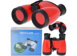 Lolex | Binocolo Giocattolo 4X46 - Bambini Con Bussola - Sicuro E Robusto - Ideale Per Le Avventure